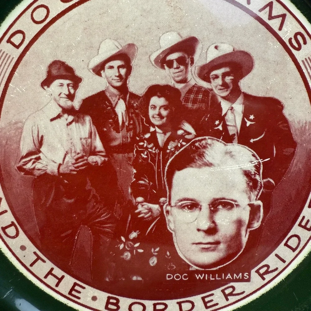 Vintage Doc Williams and The Border Riders Collector Plate 22K Gold Bel-Ar 9.25